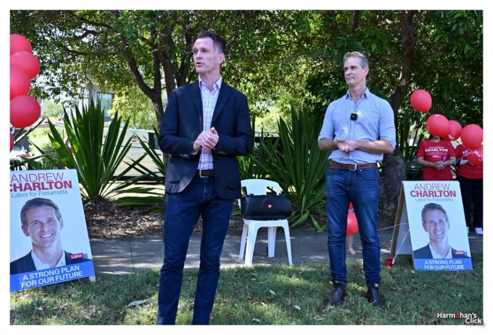 Andrew Charlton MP Launches Re-Election Campaign with Premier Chris Minns in Ermington
