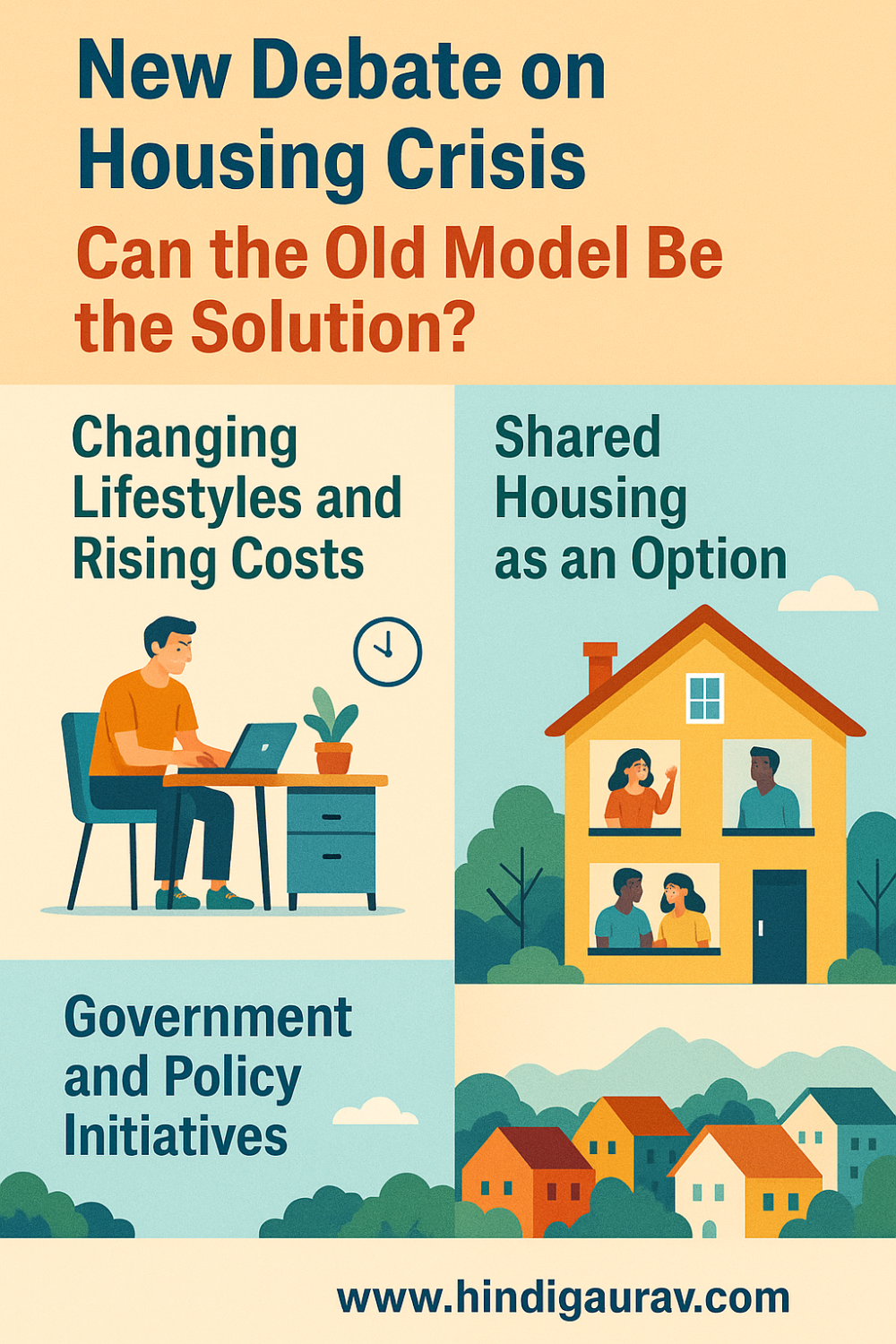 आवास संकट पर नई बहस: क्या पुराना मॉडल समाधान हो सकता है?