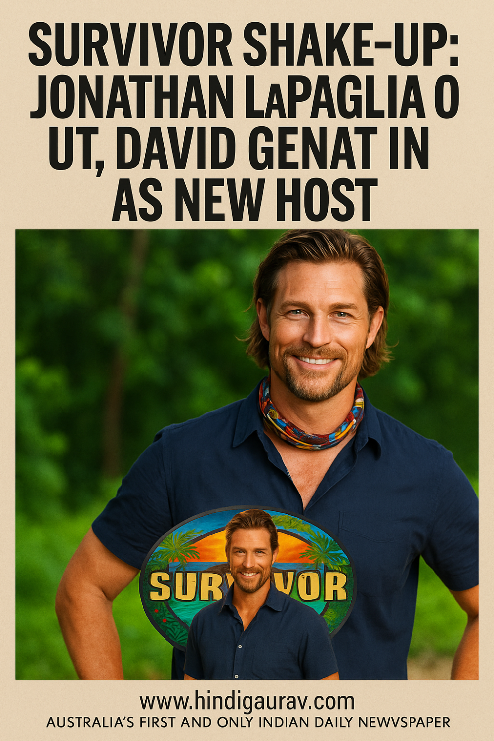 “सर्वाइवर में भूचाल: जोनाथन ला पाग्लिया की विदाई, खिलाड़ी से होस्ट बने डेविड जेनेट”