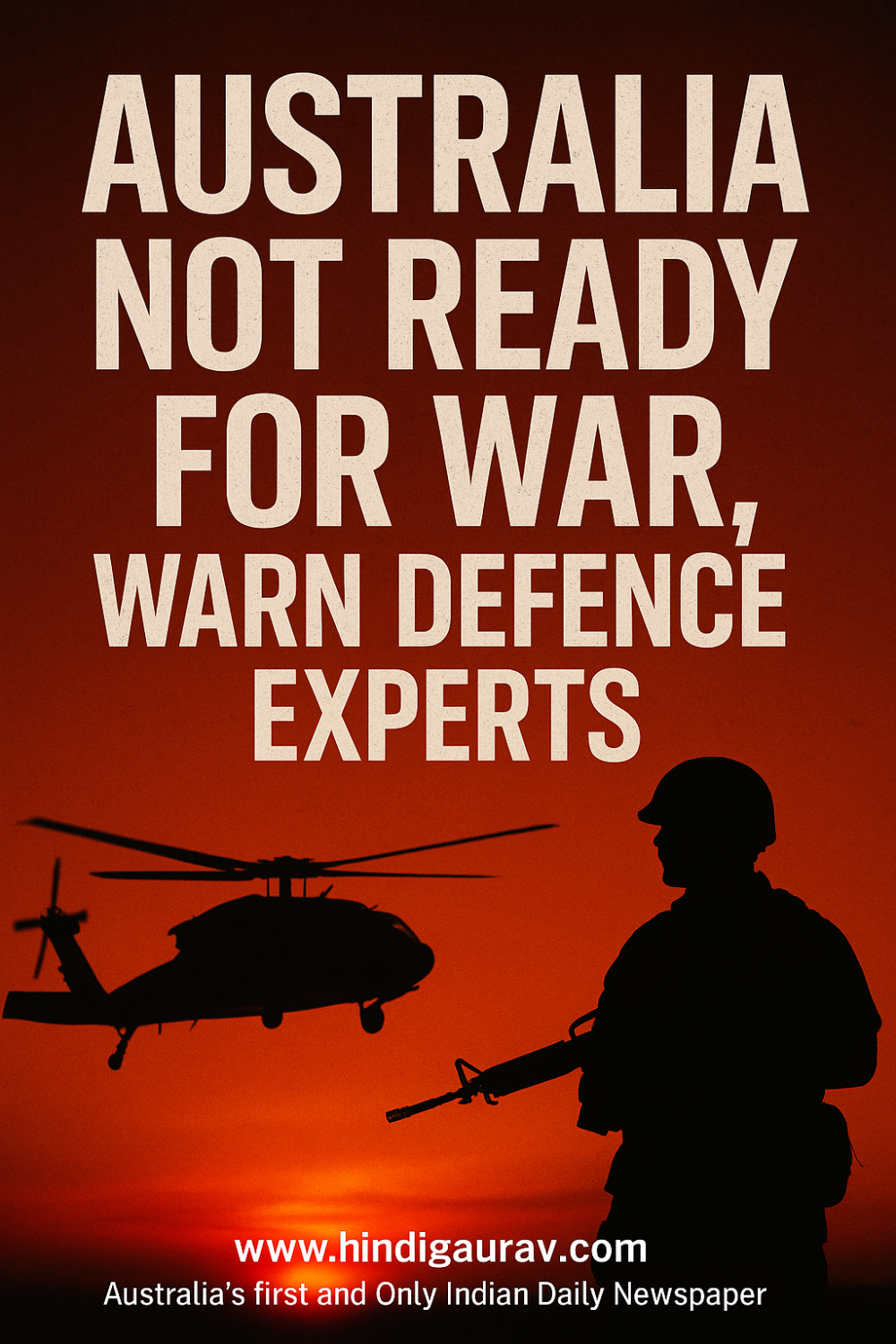 “हमें डर पैदा करना होगा”: युद्ध के लिए तैयार नहीं ऑस्ट्रेलिया, विशेषज्ञ पैनल की चेतावनी