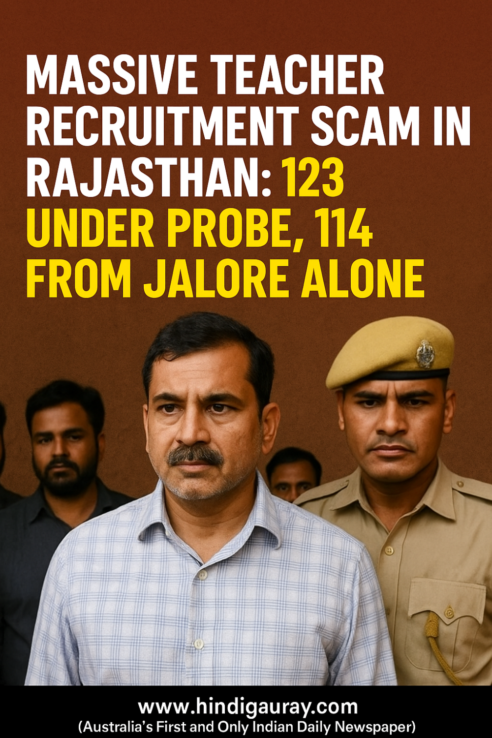 राजस्थान में शिक्षक भर्ती में बड़ा घोटाला: 123 शिक्षकों पर शिकंजा, 114 जालोर से