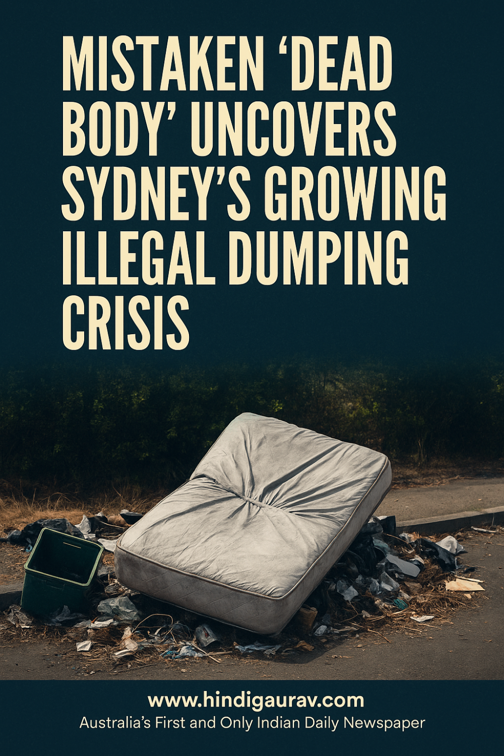 सिडनी में 'मृत शरीर' की ग़लती ने खोली अवैध कचरा फेंकने की पोल, नगर परिषदें परेशान