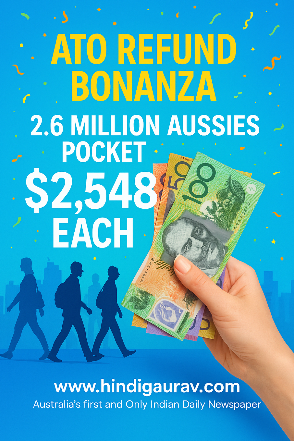 एटीओ से टैक्स रिफंड का कैश बूस्ट: औसतन ₹1.4 लाख लौटे