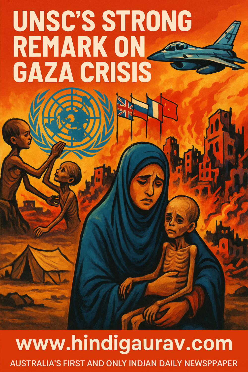 गाज़ा संकट पर यूएनएससी की कड़ी टिप्पणी