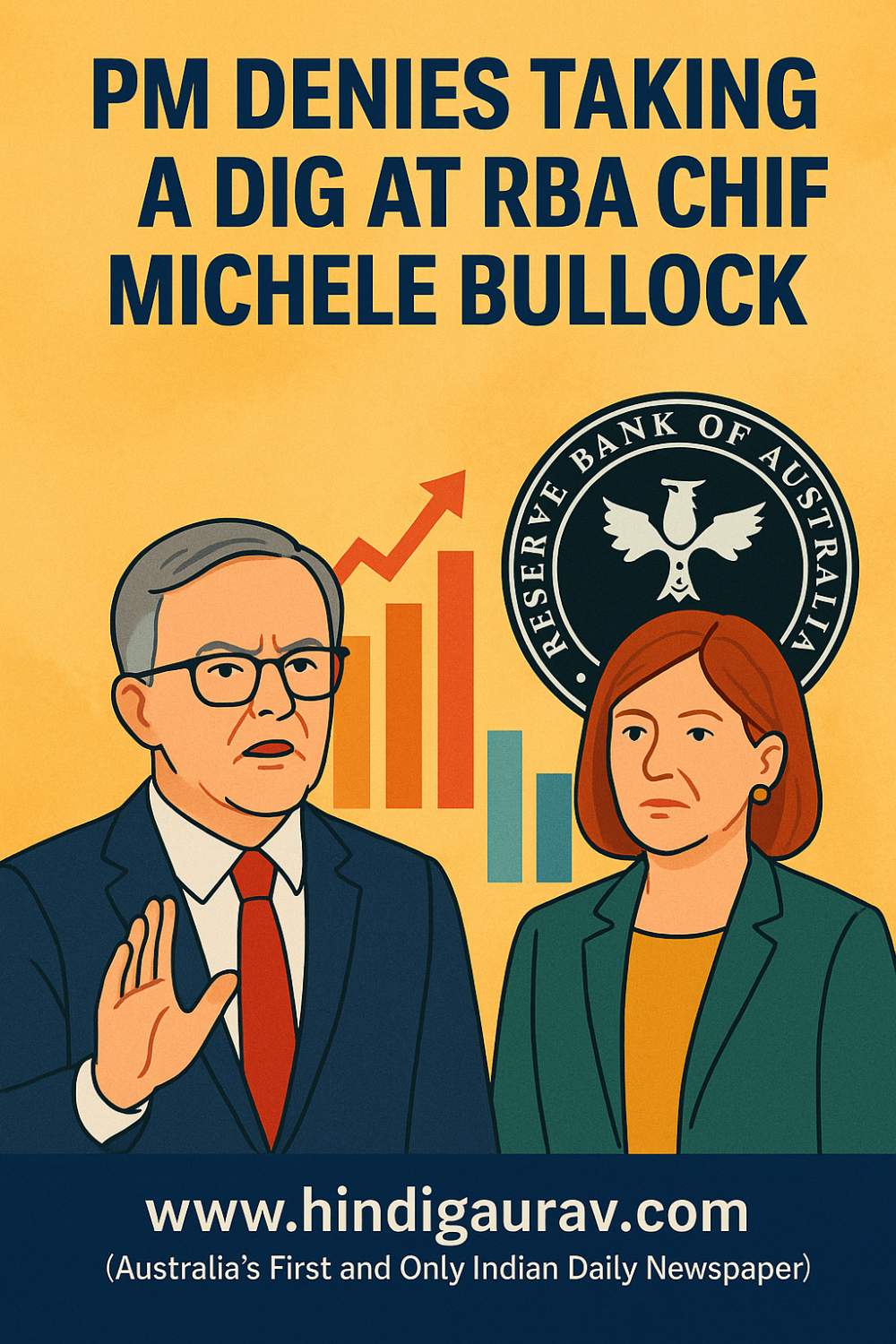 प्रधानमंत्री ने RBA प्रमुख पर टिप्पणी से किया इंकार