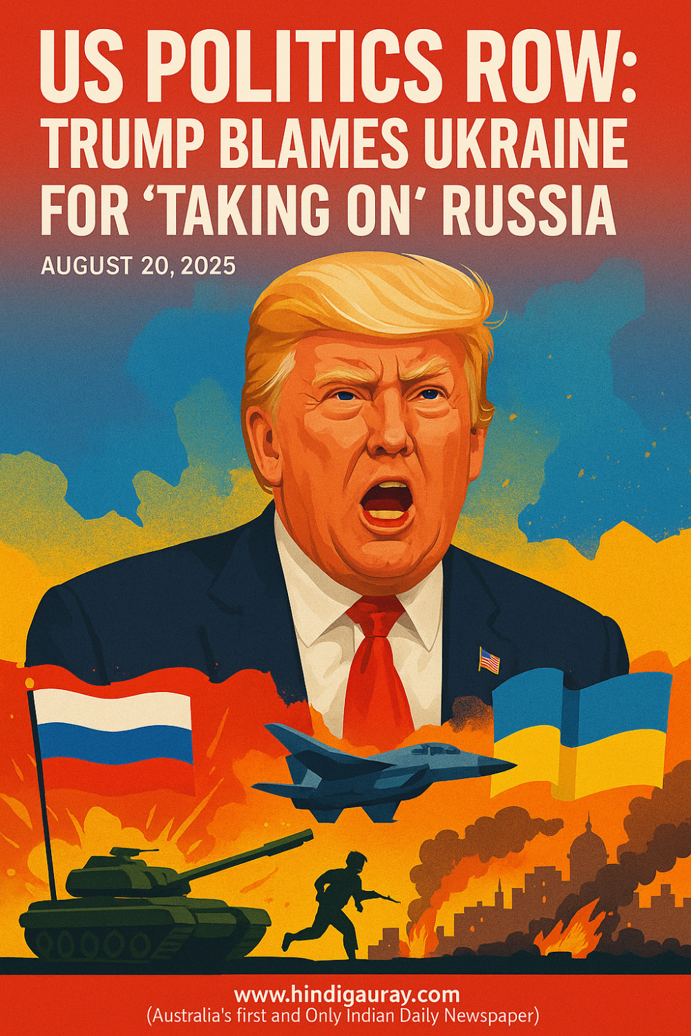 अमेरिकी राजनीति में हलचल: डोनाल्ड ट्रम्प ने यूक्रेन पर साधा निशाना