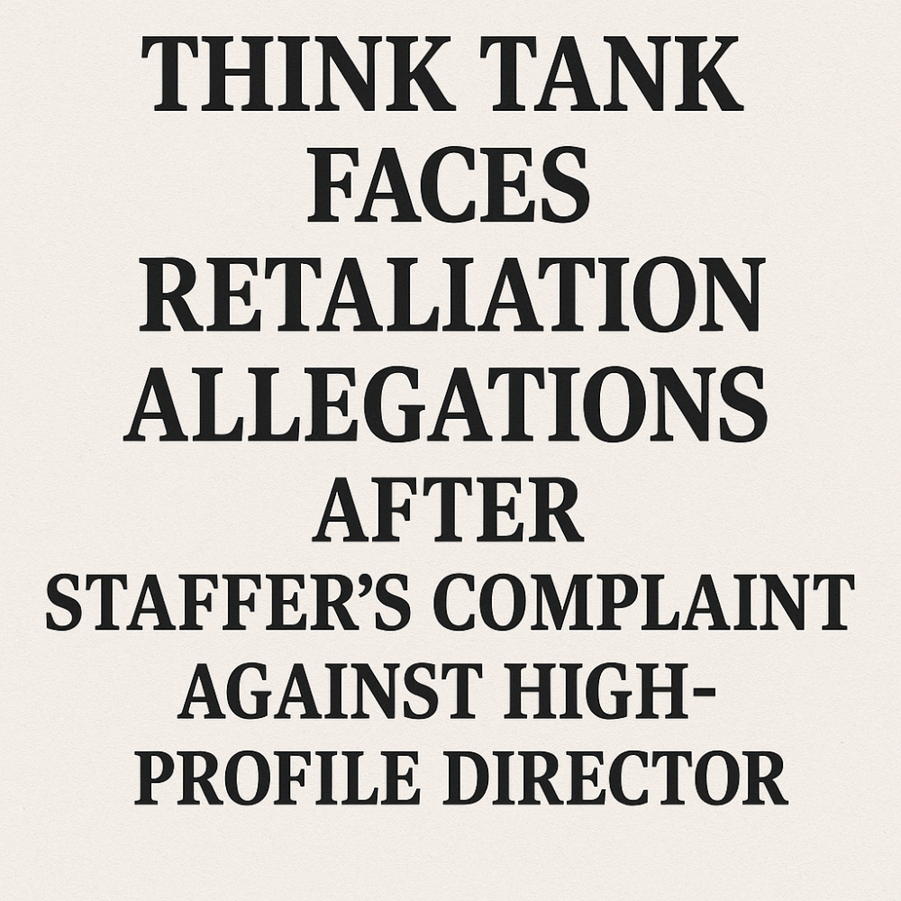 प्रमुख थिंक टैंक पर प्रतिशोधात्मक कार्रवाई का आरोप