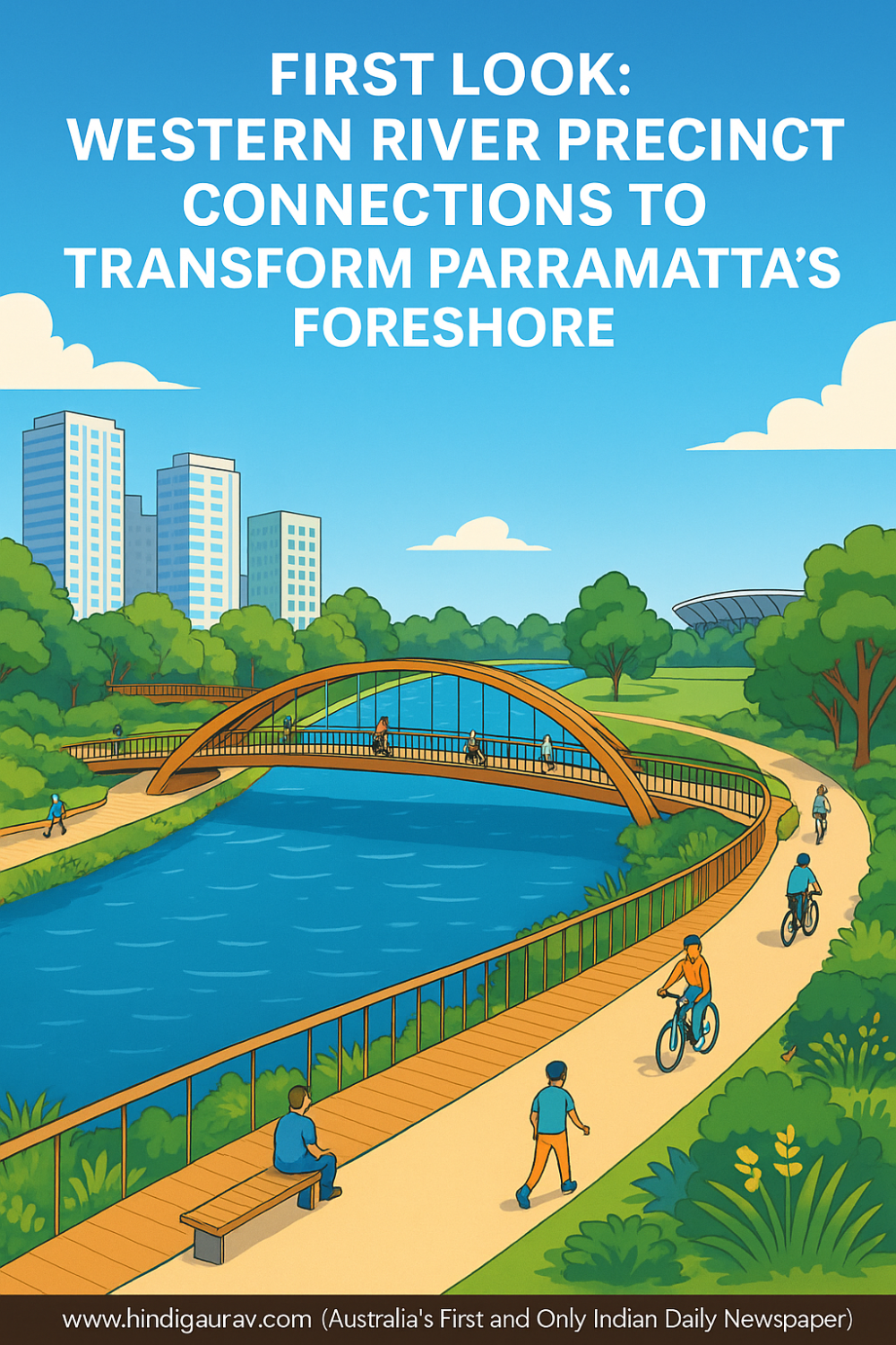 पररामट्टा के वेस्टर्न रिवर प्रिसिंक्ट कनेक्शन का डिजाइन हुआ जारी