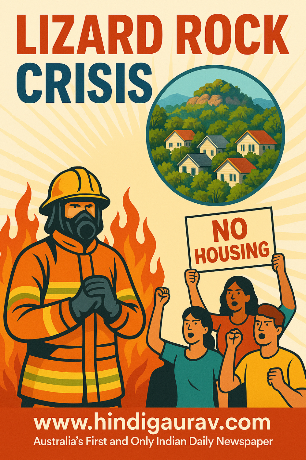 लिज़र्ड रॉक पर आवासीय परियोजना को लेकर विवाद