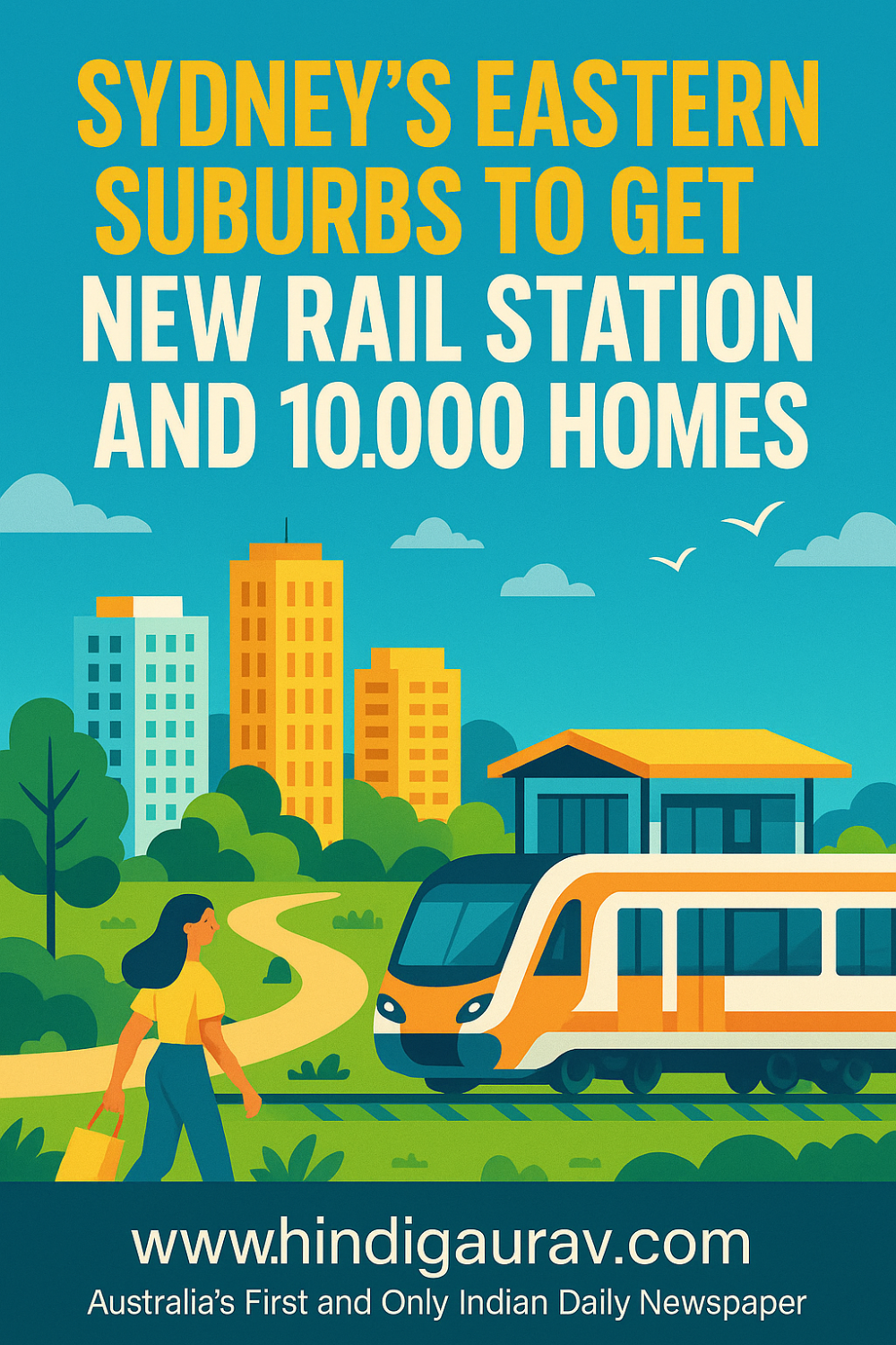 सिडनी के पूर्वी उपनगरों में नया रेल स्टेशन, 10 हज़ार नए मकानों की तैयारी