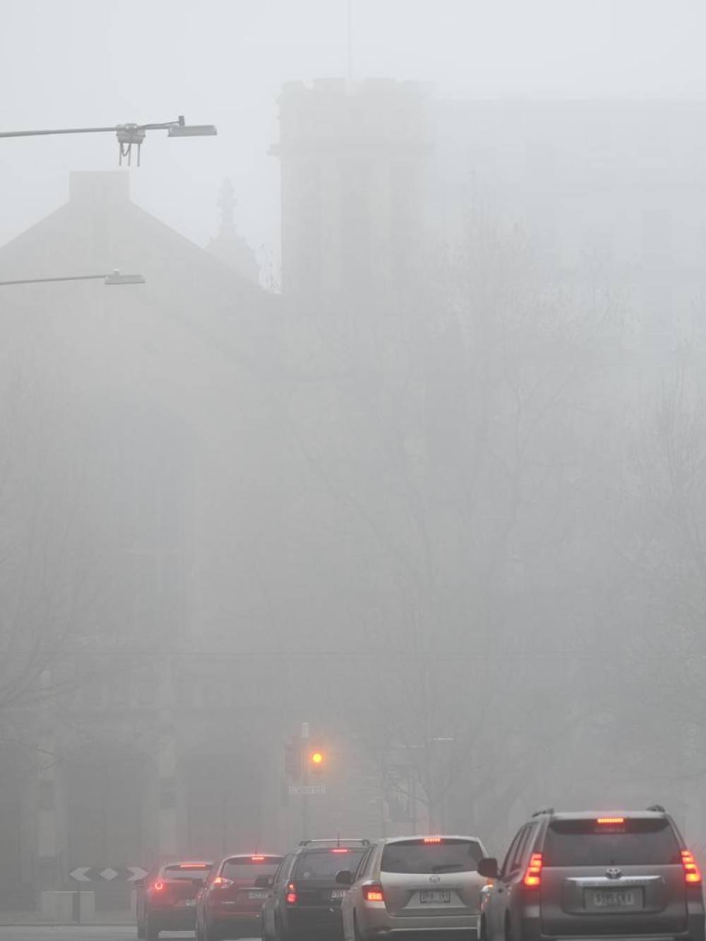 एडिलेड एयरपोर्ट पर कोहरा बना मुसीबत