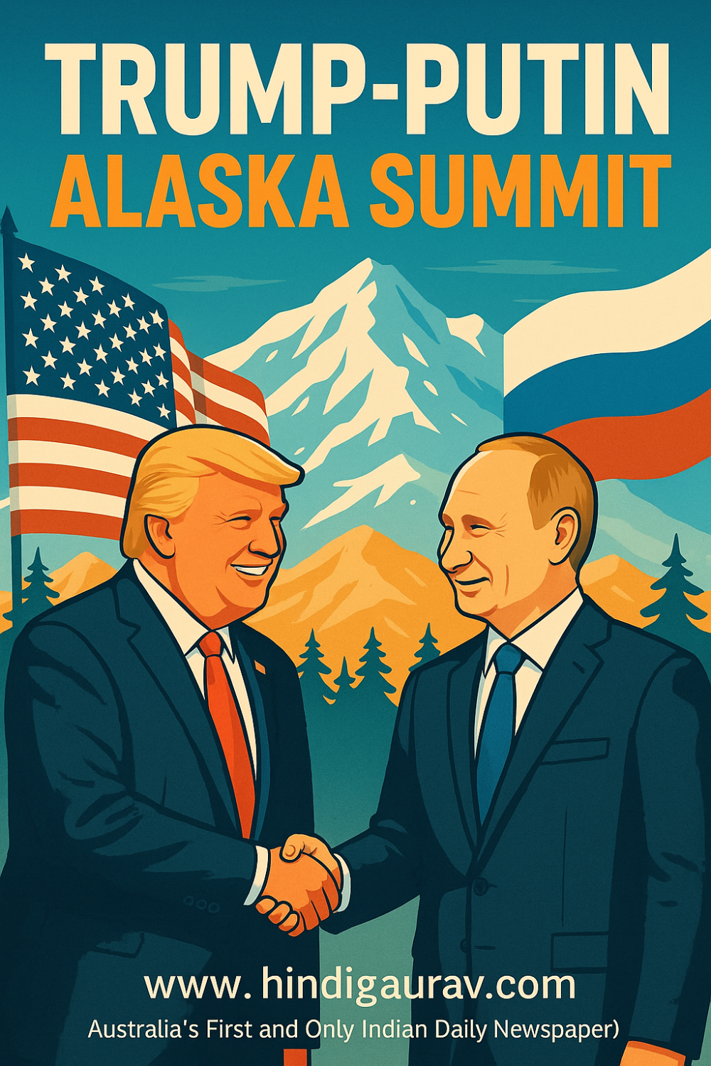 अलास्का में ट्रंप–पुतिन शिखर वार्ता शुरू, यूक्रेन युद्ध पर सुलह की उम्मीदें