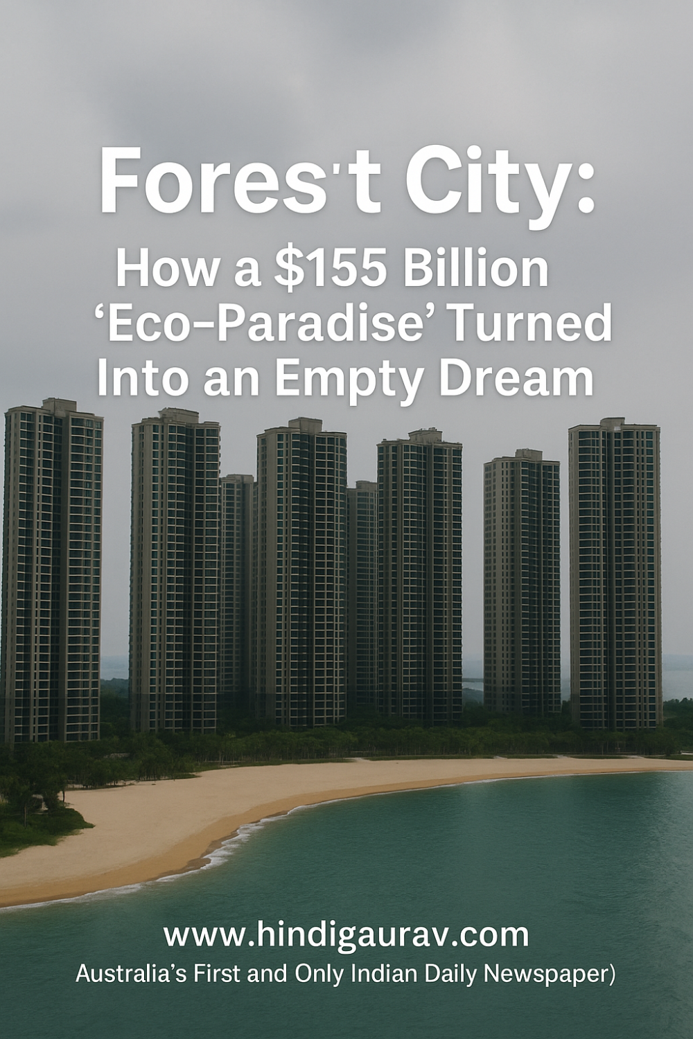 फ़ॉरेस्ट सिटी: 155 अरब डॉलर का ‘ईको-पैराडाइज़’ कैसे एक अधूरा सपना बन गया
