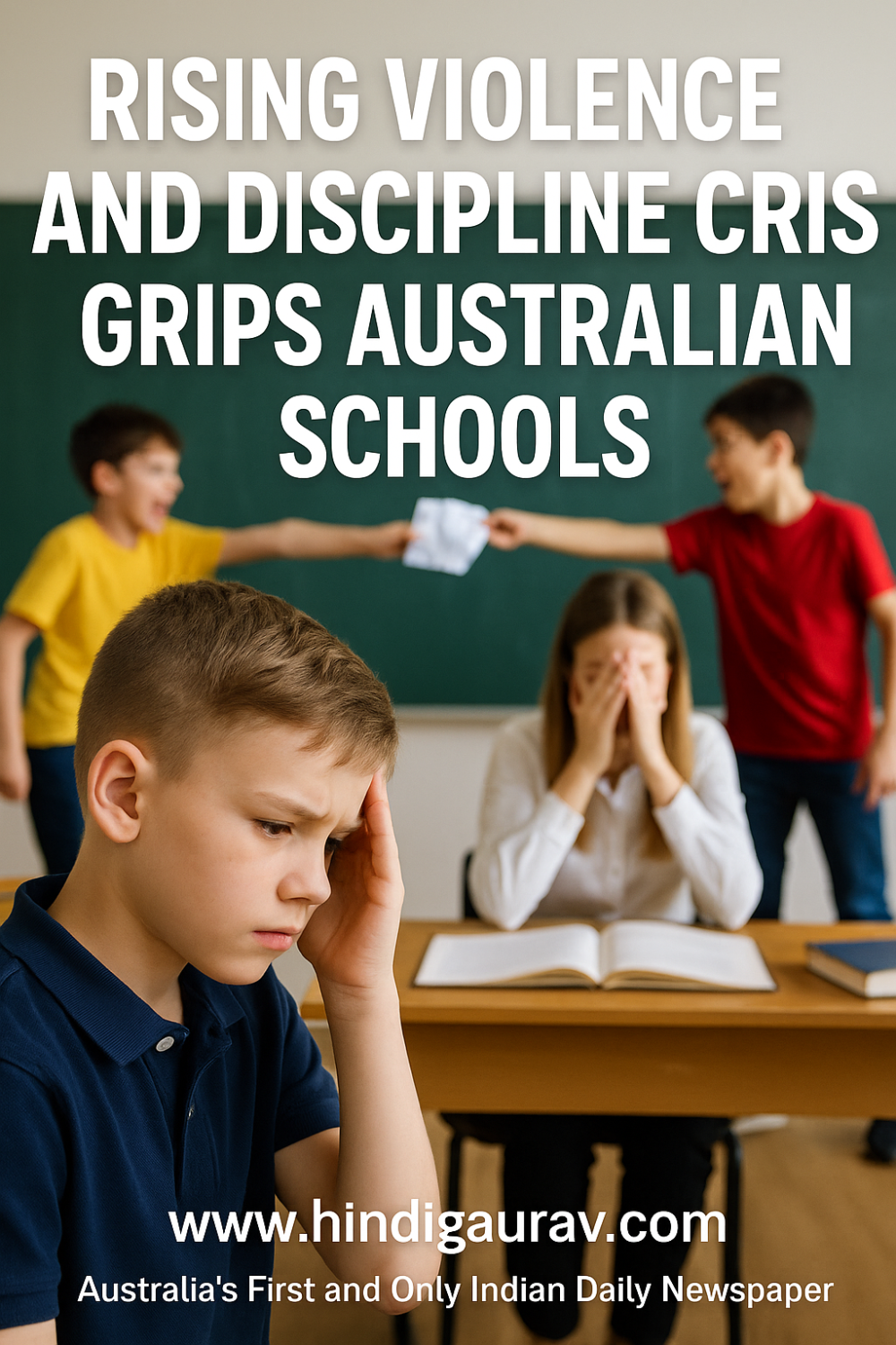 ऑस्ट्रेलिया के स्कूलों में बढ़ता हिंसा और अनुशासन संकट