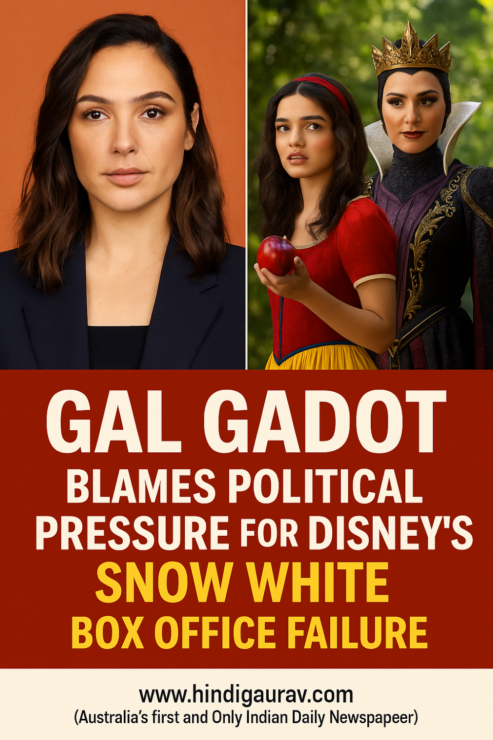 डिज़्नी की स्नो व्हाइट बॉक्स ऑफिस पर फ्लॉप — गैल गैडट ने बताया विवादित कारण