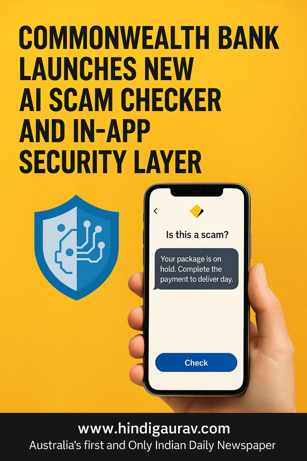 कॉमनवेल्थ बैंक ने ठगी रोकने के लिए नया एआई टूल और इन-ऐप सिक्योरिटी लेयर लॉन्च किया