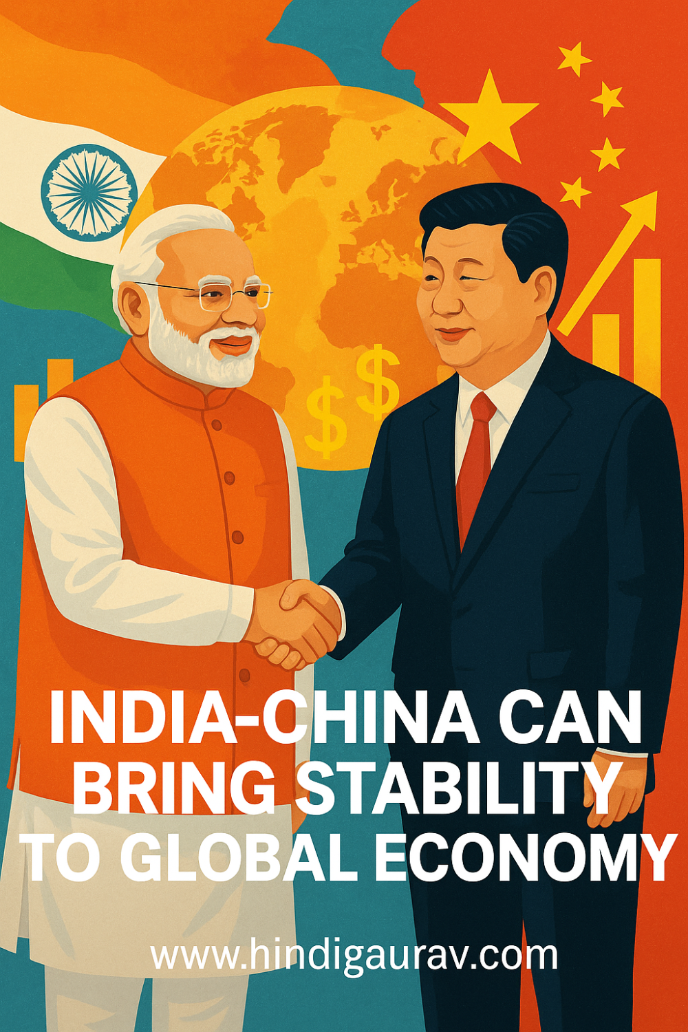 भारत-चीन मिलकर देंगे वैश्विक अर्थव्यवस्था को स्थिरता : पीएम मोदी