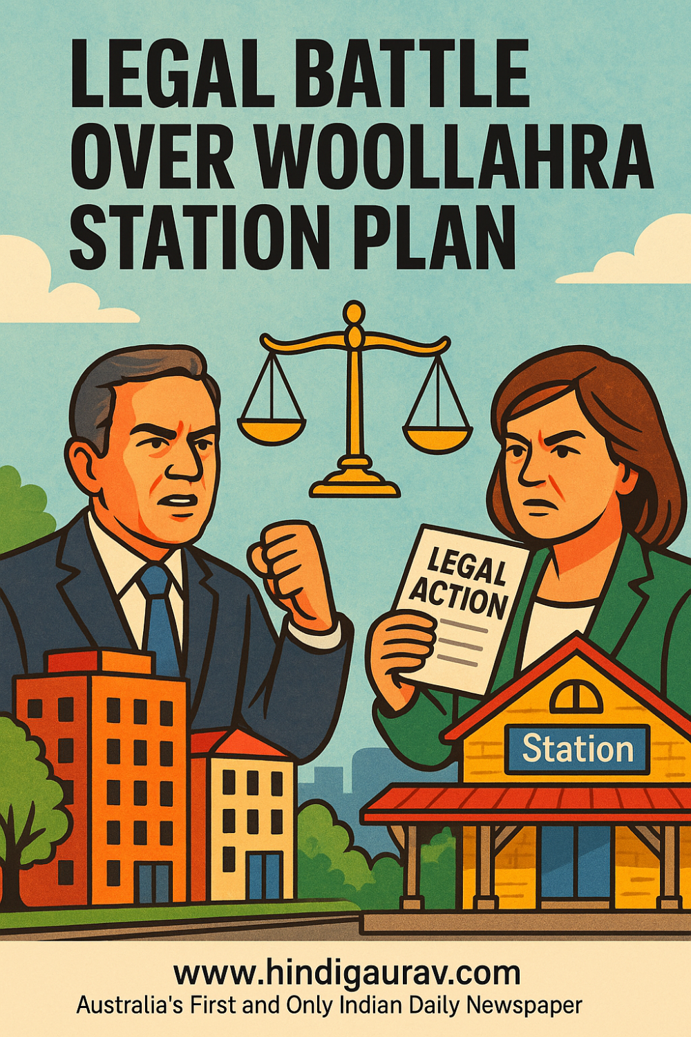 सिडनी: वूल्लाह्रा स्टेशन योजना पर कानूनी जंग