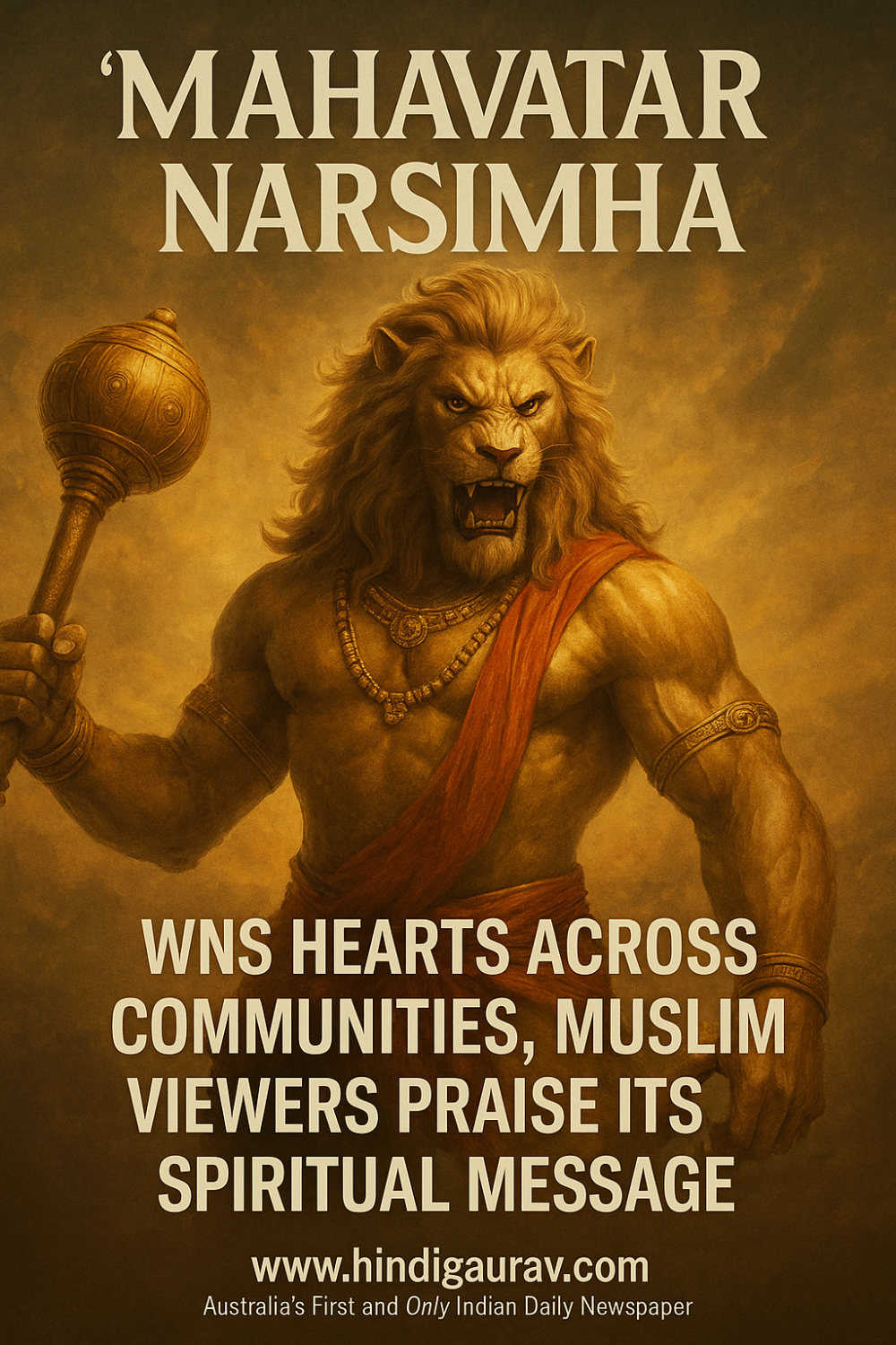 महावतार नरसिम्हा’ की लोकप्रियता का असर सभी समुदायों पर, मुस्लिम दर्शकों की भी मिली तारीफ़