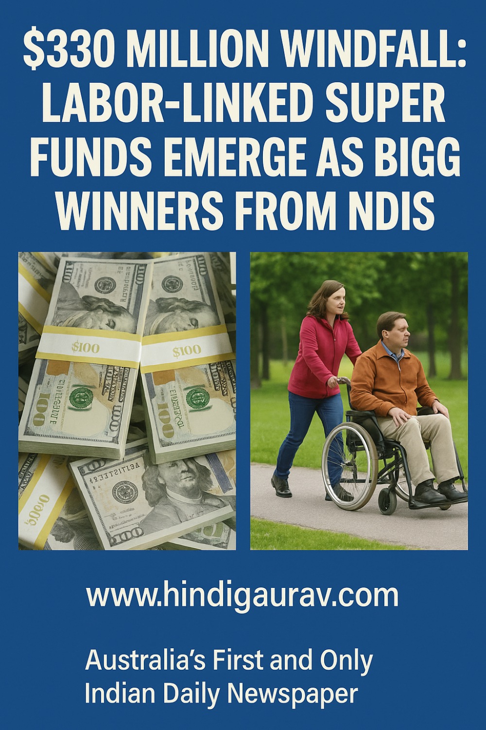 एनडीआईएस से 330 मिलियन डॉलर की कमाई, लेबर समर्थित सुपर फंड बने बड़े विजेता