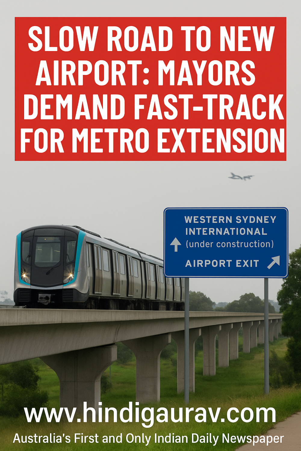 नई हवाई अड्डे तक पहुंचना बना चुनौती – मेट्रो विस्तार में देरी पर मेयरों की सरकार से ‘फास्ट-ट्रैक’ की मांग