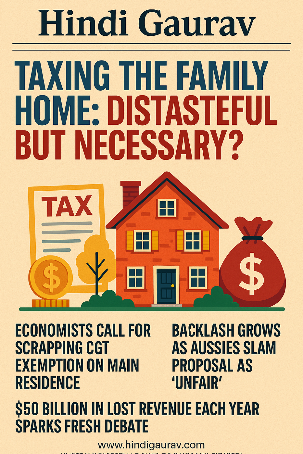 घर पर टैक्स का प्रस्ताव: बढ़ती बहस