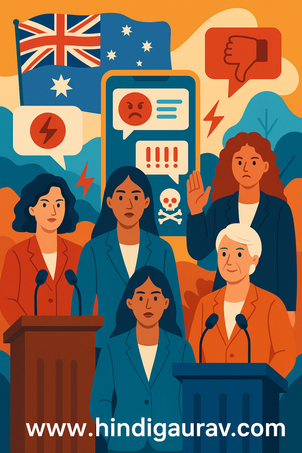 ऑनलाइन नफ़रत से लेकर वास्तविक दुनिया तक: ऑस्ट्रेलिया की महिला नेताओं पर बढ़ता उत्पीड़न