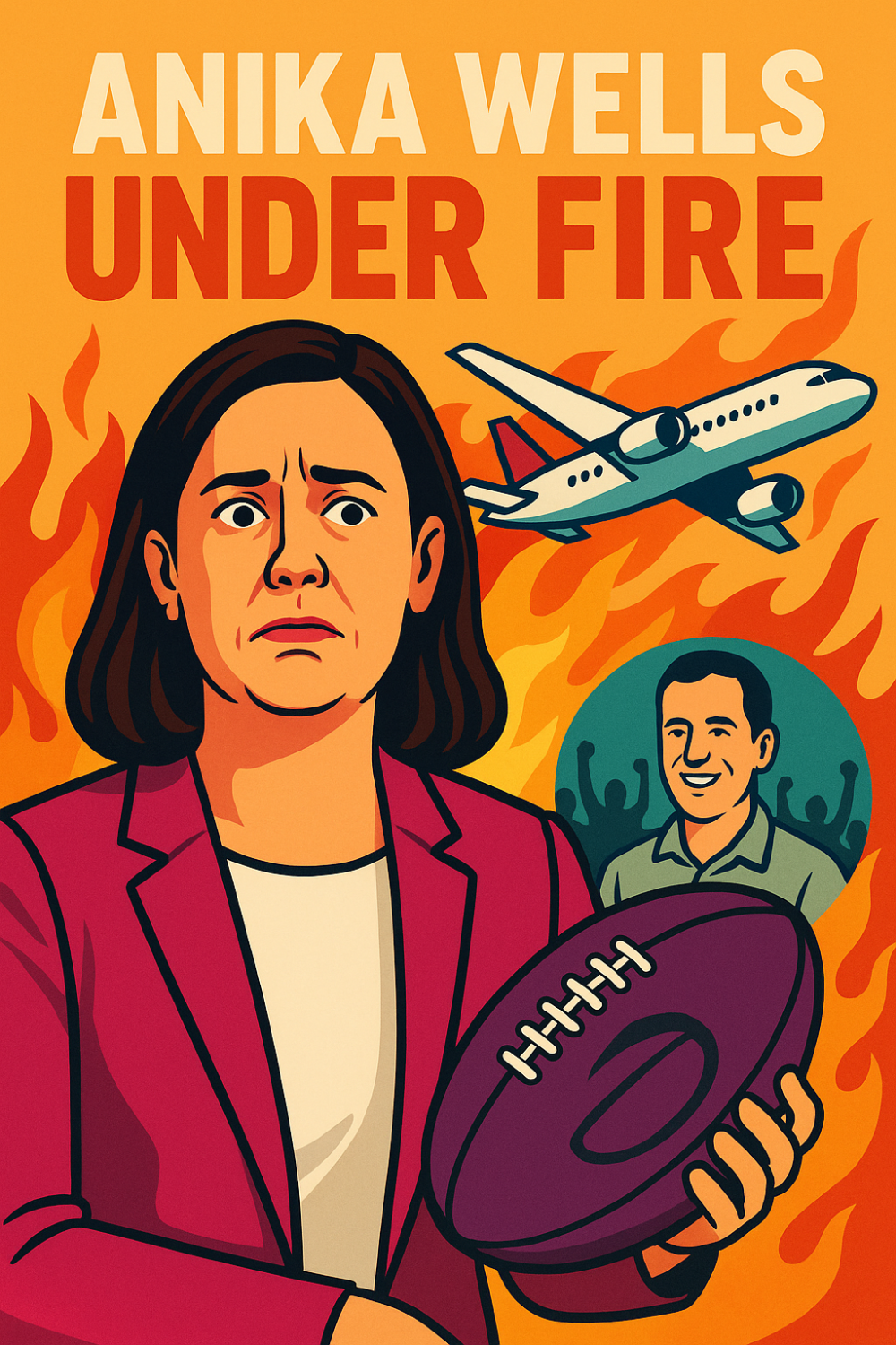 AFL ग्रैंड फ़ाइनल में पति की उपस्थिति पर उठा विवाद, अनिका वेल्स चौतरफ़ा दबाव में