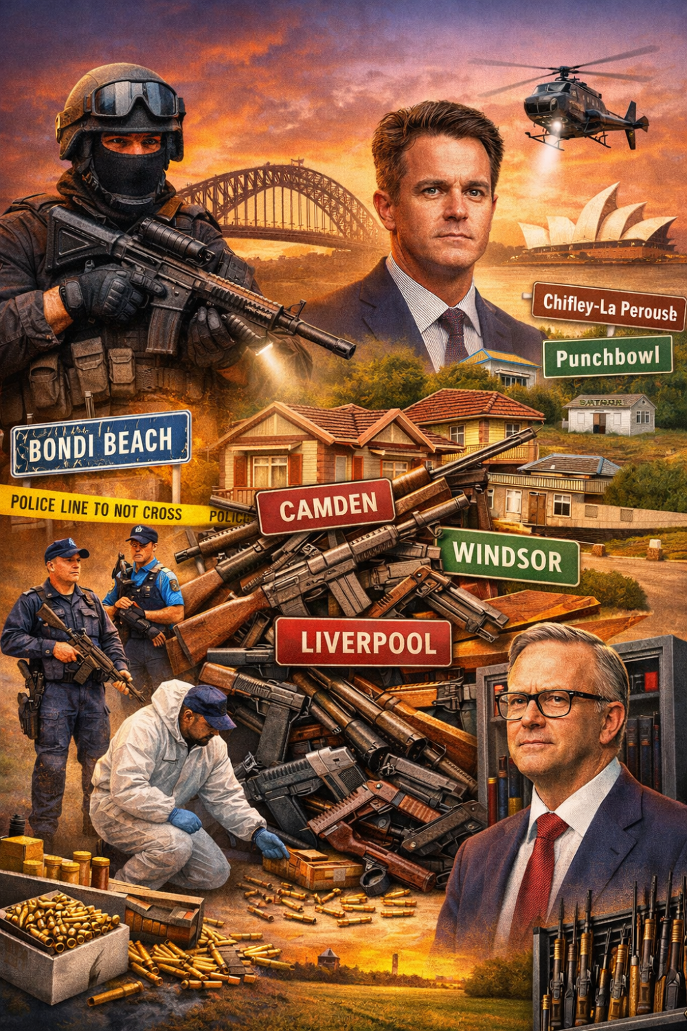 बॉन्डी गोलीकांड के बाद NSW सरकार सख्त, सिडनी के किन उपनगरों में हैं सबसे ज़्यादा बंदूकें — खुलासा