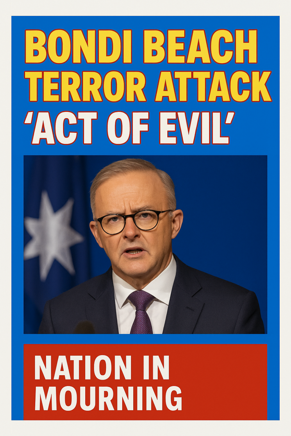 बोंडी बीच आतंकी हमला: प्रधानमंत्री एंथनी अल्बानीज़ ने कहा ‘यह बुराई का कृत्य’, ऑस्ट्रेलिया में शोक की लहर