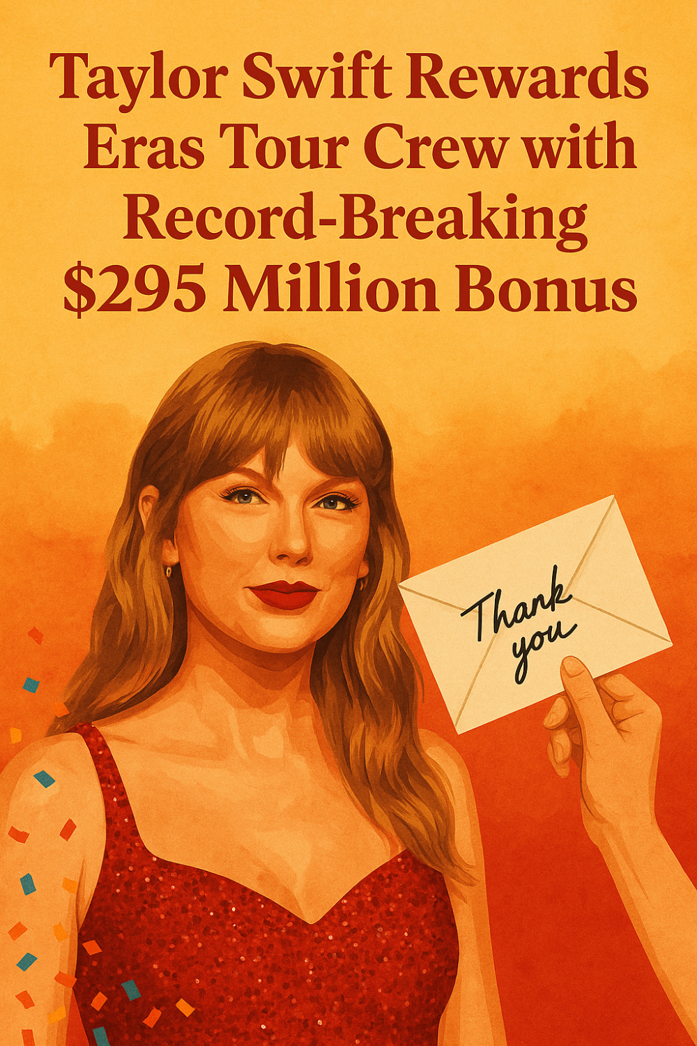 टेलर स्विफ्ट ने ‘एरास टूर’ टीम को दिया रिकॉर्ड बोनस, कुल राशि 295 मिलियन डॉलर
