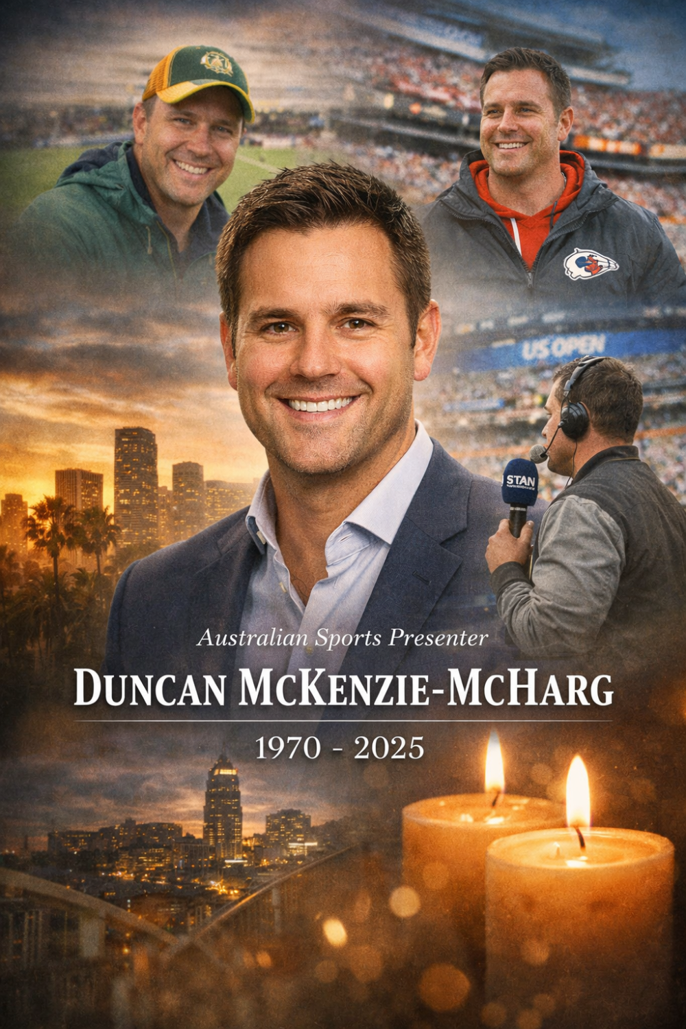 ऑस्ट्रेलियाई खेल प्रस्तोता डंकन मैकेंज़ी-मैकहार्ग का 41 वर्ष की उम्र में निधन