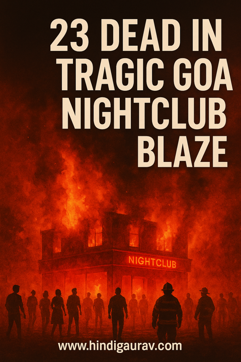 गोवा के अरपोरा स्थित नाइट क्लब में भीषण आग, 23 लोगों की मौत