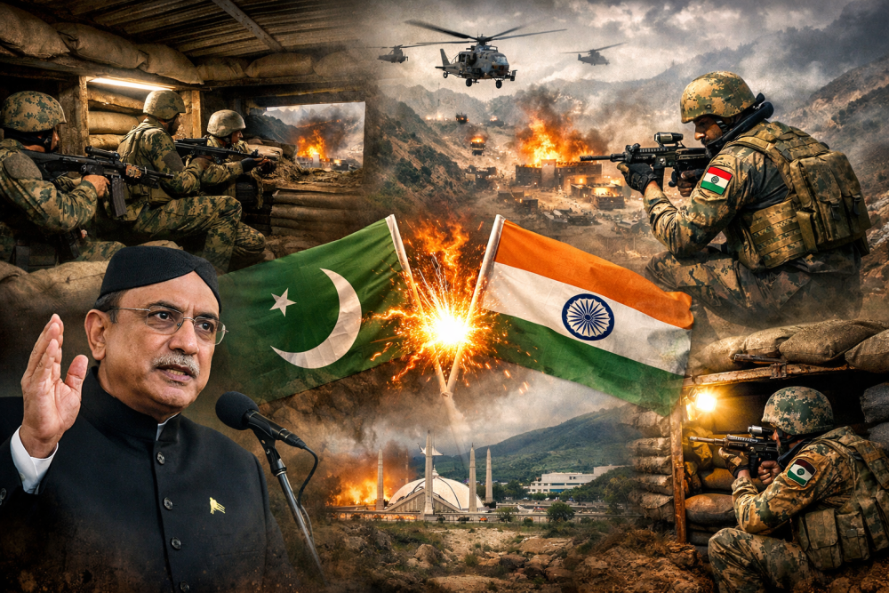 ‘ऑपरेशन सिंदूर’ के दौरान बंकरों में थी पाक सेना, राष्ट्रपति जरदारी का बड़ा कबूलनामा