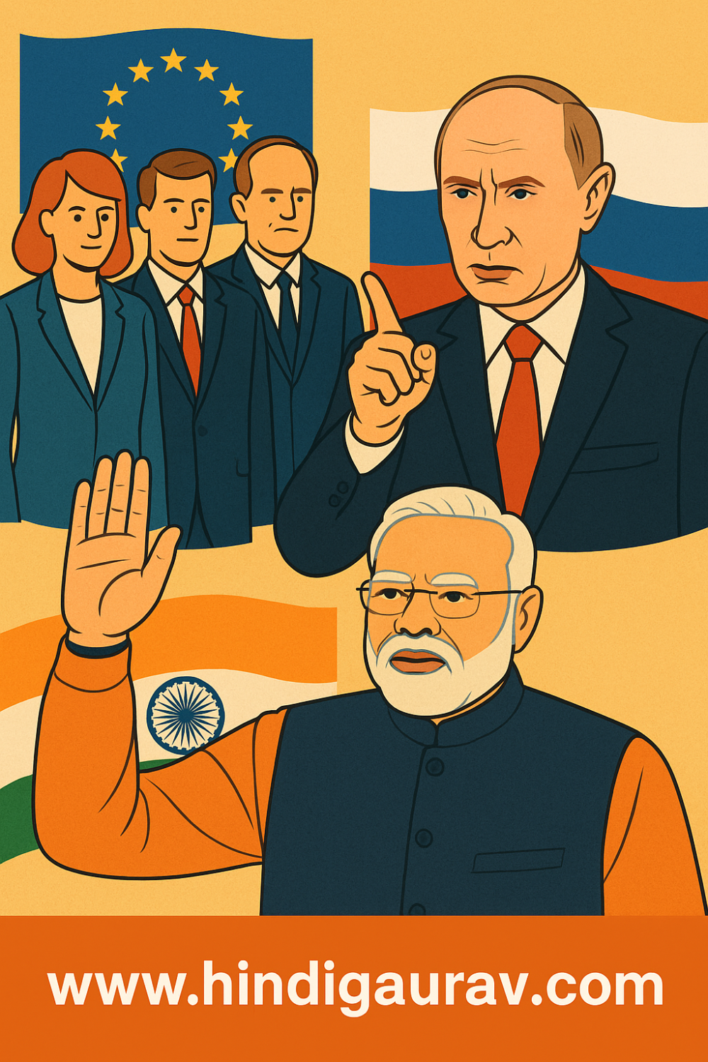 यूरोपीय देशों के लेख पर भारत की कड़ी आपत्ति, पुतिन की भारत यात्रा से पहले कूटनीतिक हलचल तेज
