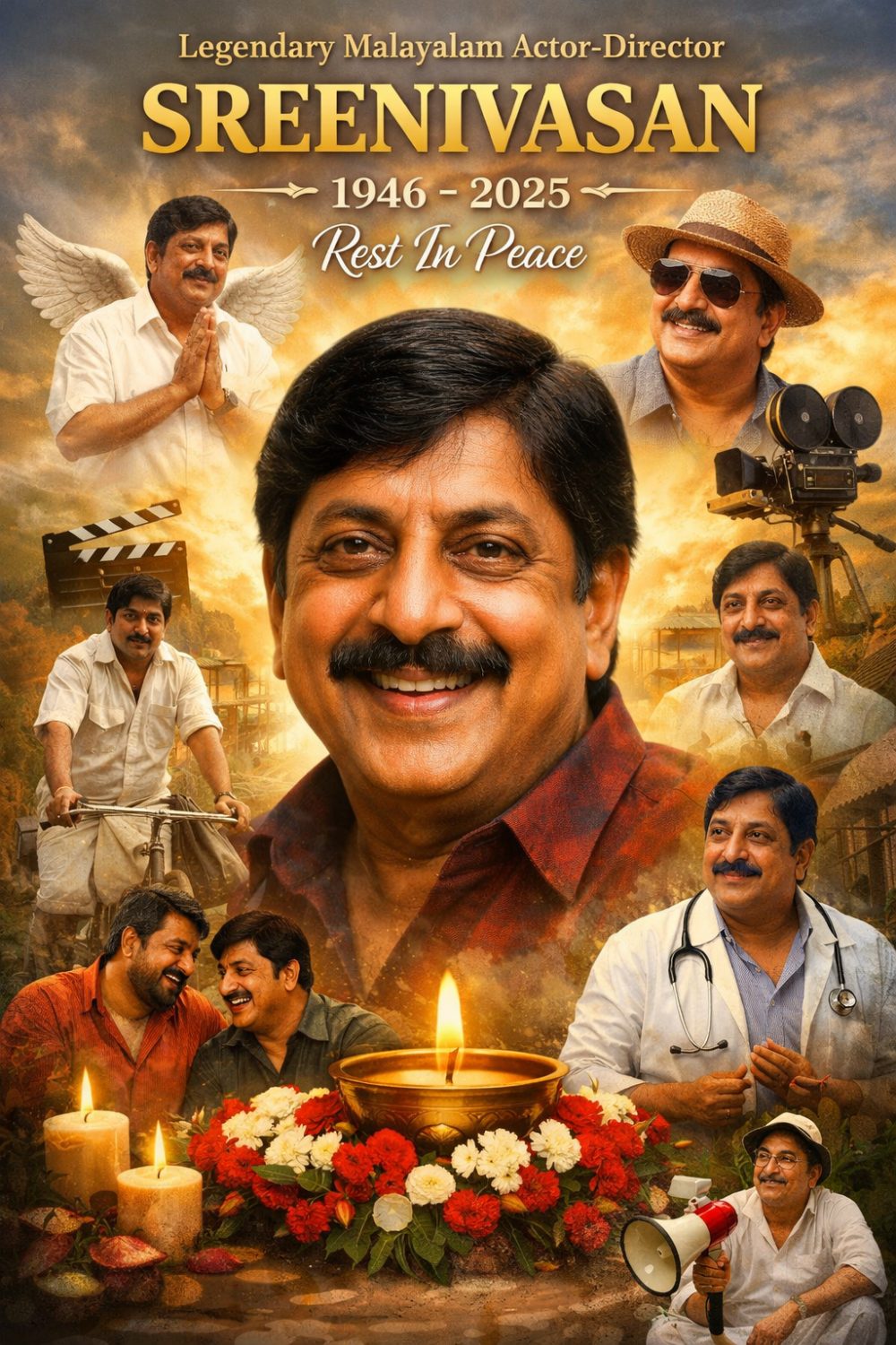 दिग्गज मलयालम अभिनेता-निर्देशक श्रीनिवासन का निधन, 79 वर्ष की उम्र में ली अंतिम सांस