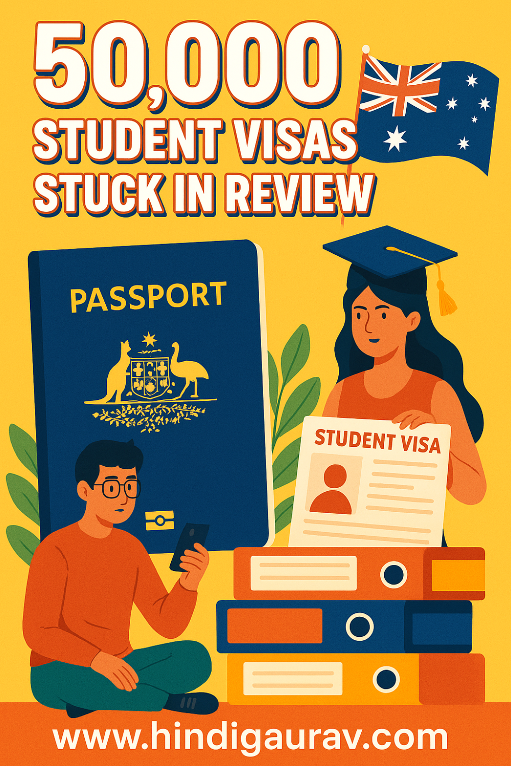 50 हज़ार ऑस्ट्रेलियाई छात्र वीज़ा समीक्षा के इंतज़ार में, संसाधनों की भारी कमी उजागर
