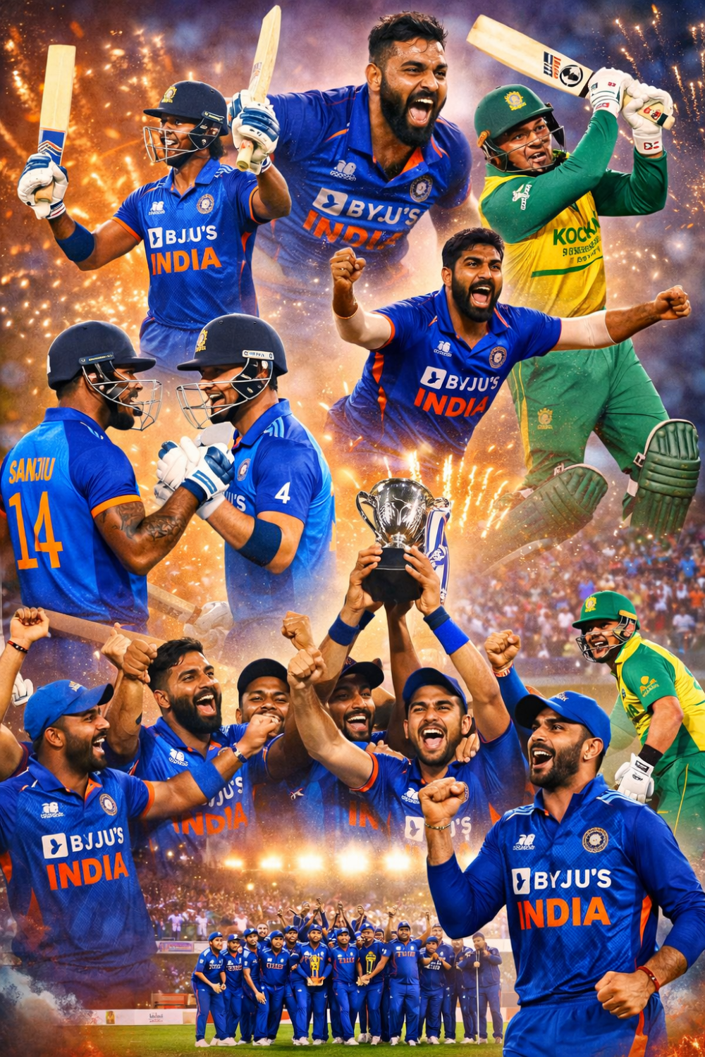 भारत ने दक्षिण अफ्रीका के खिलाफ कायम रखा दबदबा