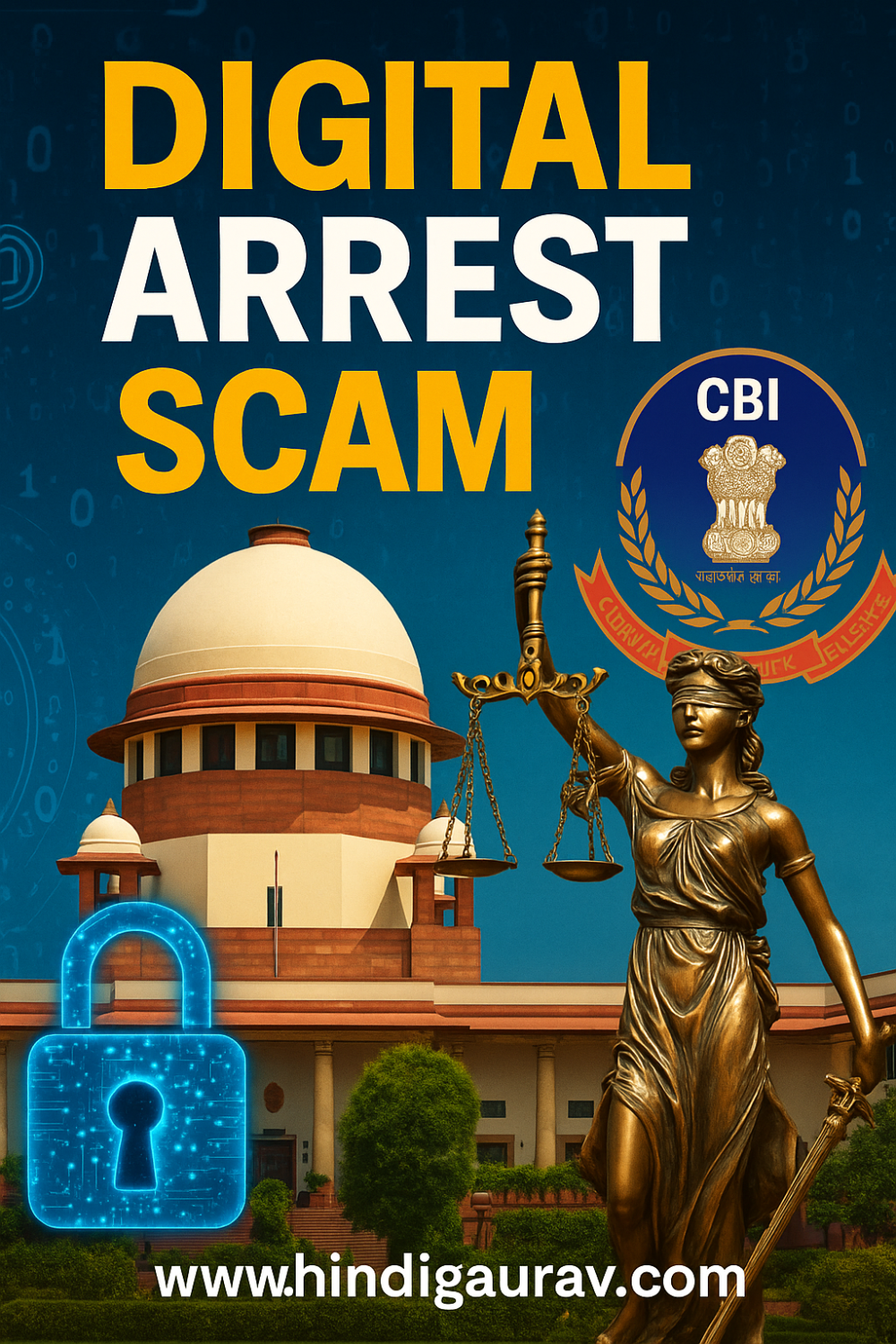 डिजिटल अरेस्ट घोटाला: सुप्रीम कोर्ट का बड़ा कदम, CBI को राष्ट्रीय स्तर पर जांच का आदेश