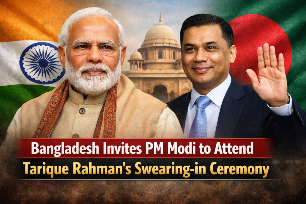 तारिक रहमान के शपथ ग्रहण समारोह में शामिल होने के लिए पीएम मोदी को बांग्लादेश का न्योता