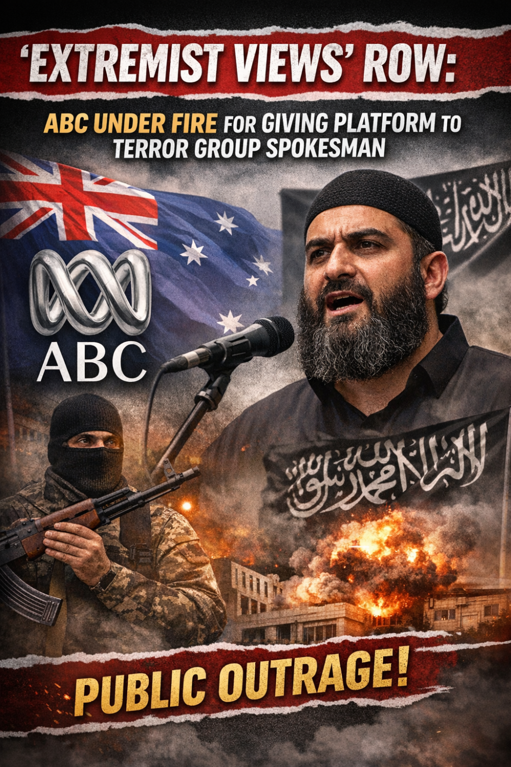‘चरमपंथी विचार’ विवाद: आतंकी संगठन को मंच देने के आरोपों के बाद ABC पर गिरी गाज