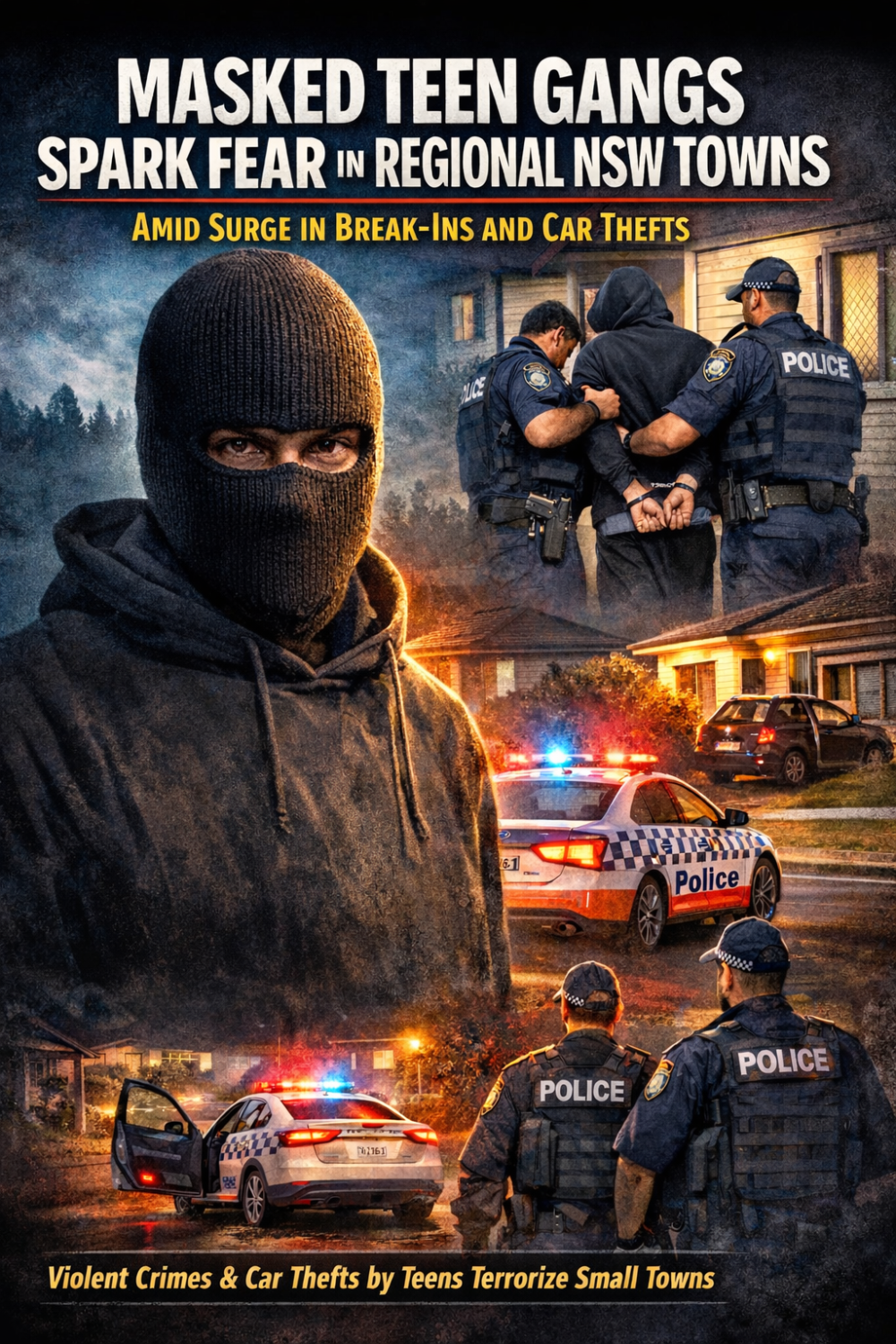 न्यू साउथ वेल्स के कस्बों में बढ़ती किशोर अपराध की दहशत