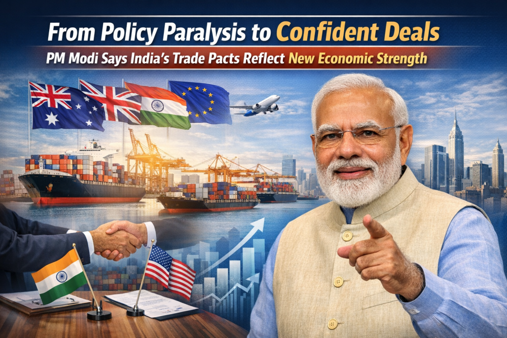 यूपीए के दौर में अटकीं वार्ताएं, अब आत्मविश्वास से आगे बढ़ रहा भारत: पीएम मोदी