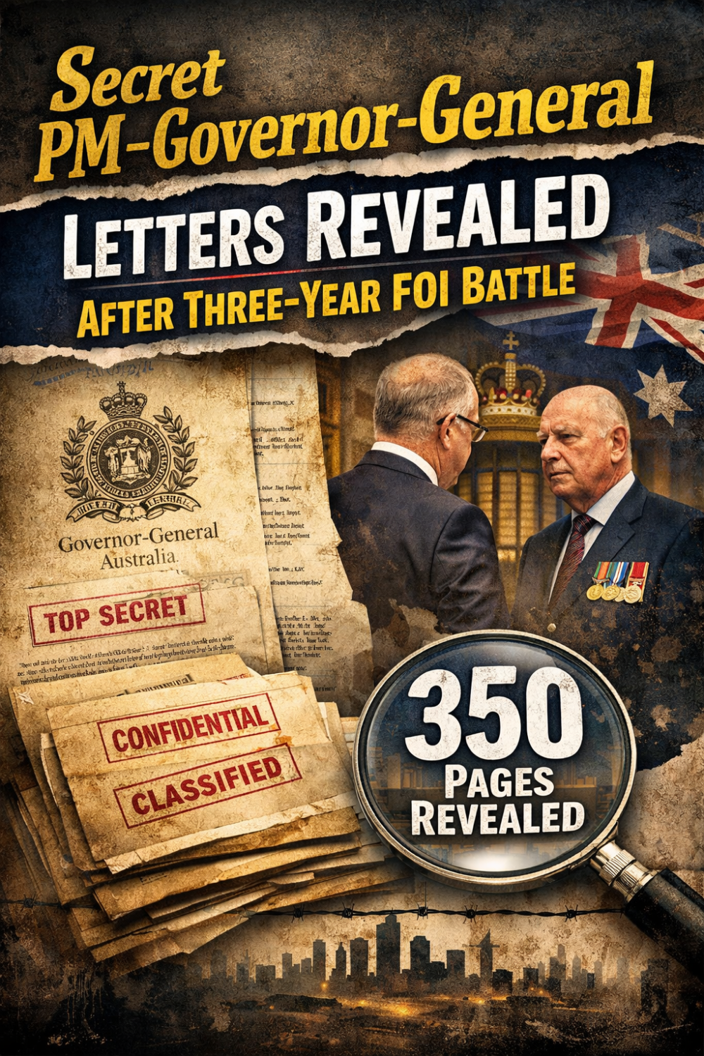 तीन साल की कानूनी लड़ाई के बाद सार्वजनिक हुए प्रधानमंत्री और गवर्नर-जनरल के गोपनीय पत्र