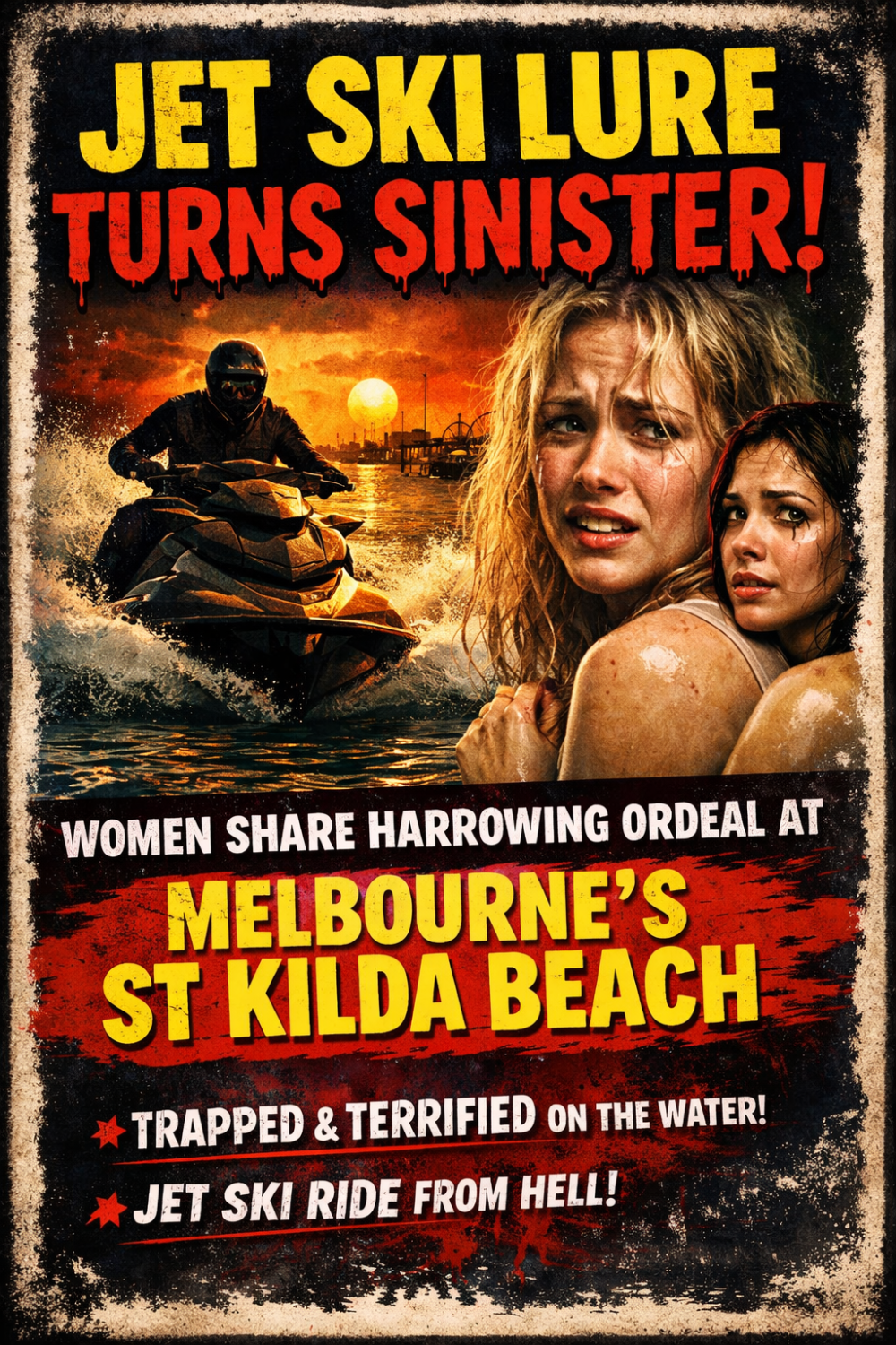 मेलबर्न के सेंट किल्डा बीच पर जेट स्की के बहाने युवतियों से दुर्व्यवहार, कई पीड़िताओं ने सुनाई आपबीती