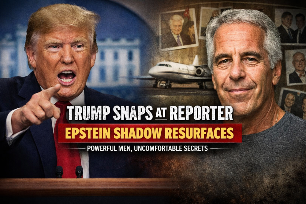 ट्रंप का रिपोर्टर पर तीखा रुख, एपस्टीन प्रकरण से जुड़ी असहज चुप्पी फिर सवालों में
