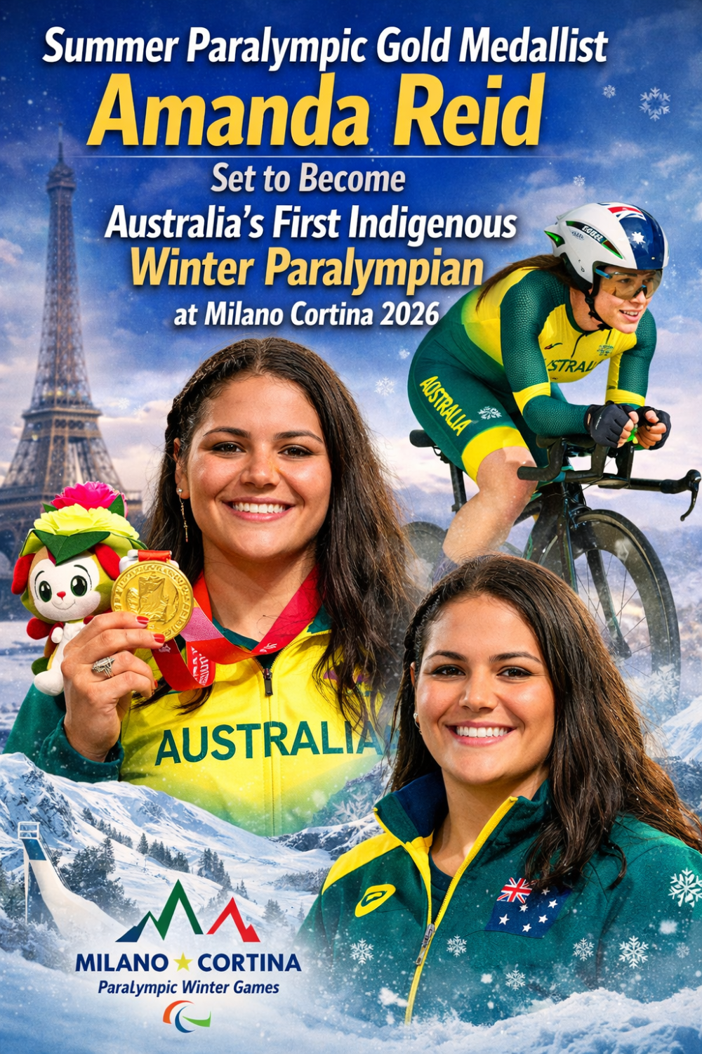 मिलानो–कोर्टीना पैरालंपिक 2026: ऑस्ट्रेलिया की अमांडा रीड रचेंगी इतिहास