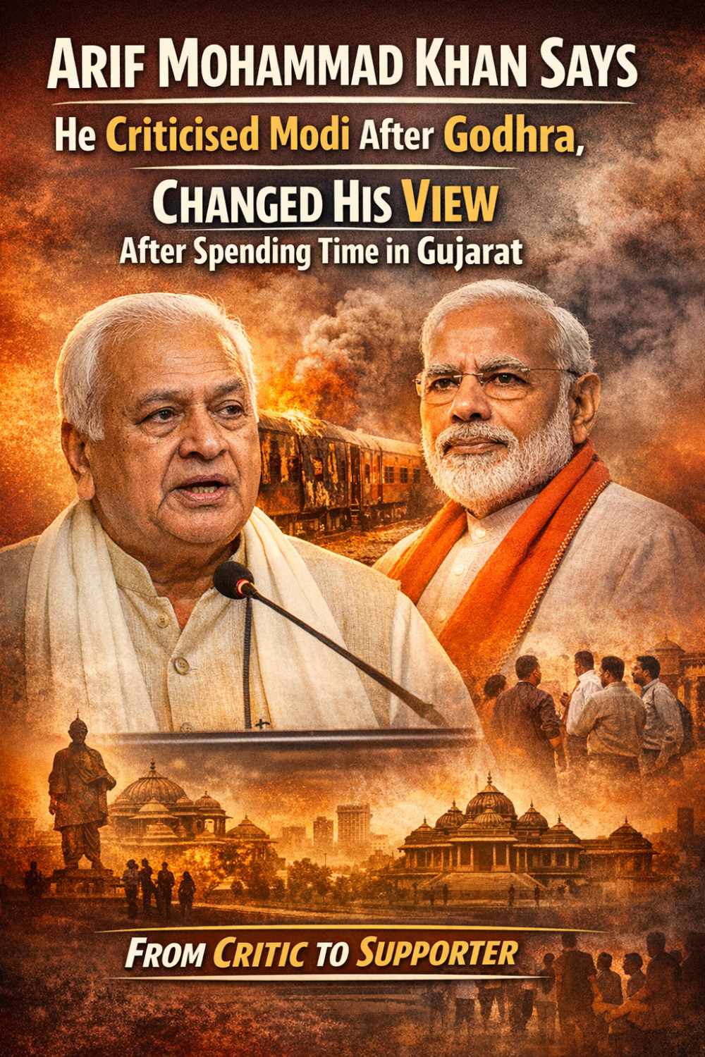 गोधरा कांड के बाद मोदी के आलोचक थे आरिफ मोहम्मद खान, गुजरात दौरे के बाद बदला नजरिया