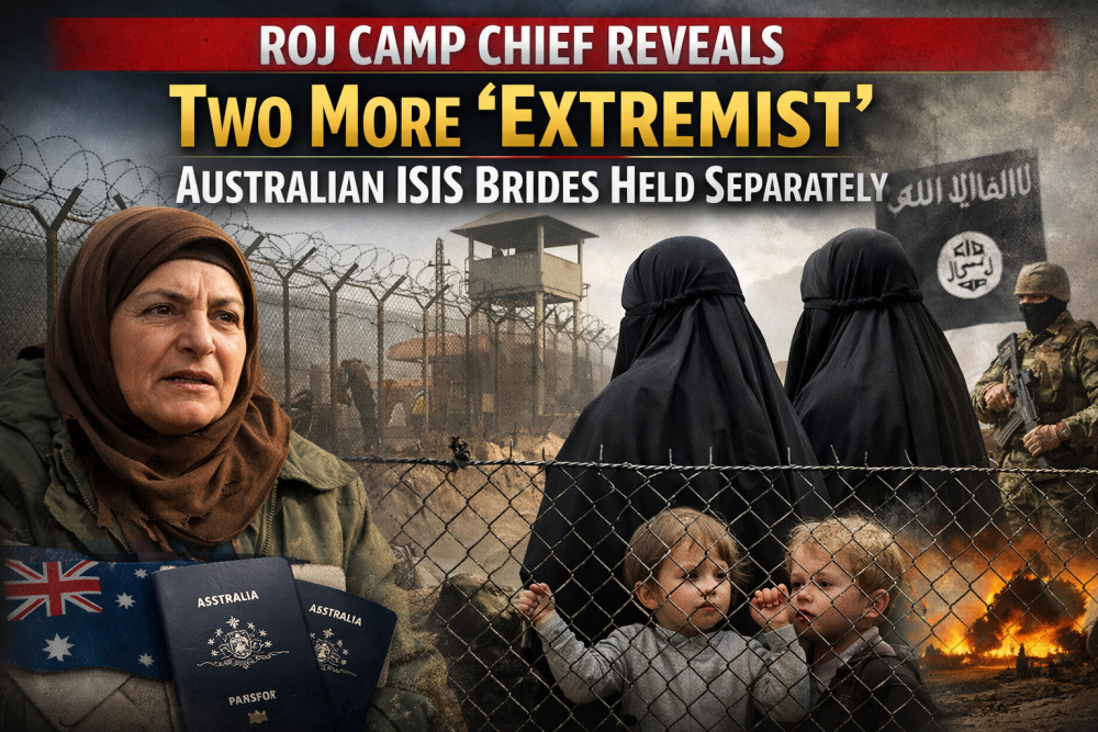 सीरिया के शरणार्थी शिविर में बंद ऑस्ट्रेलियाई ISIS दुल्हनों को लेकर नया खुलासा