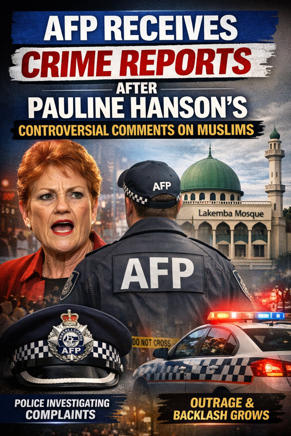 एएफपी को पॉलिन हैनसन के मुस्लिमों पर बयान के बाद अपराध की शिकायतें मिलीं